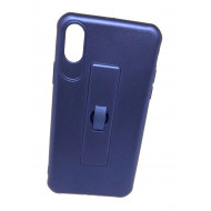 Capa Silicone Gel Com Anel De Dedo Motomo Apple Iphone X (5.5) Azul
